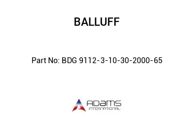 BDG 9112-3-10-30-2000-65									