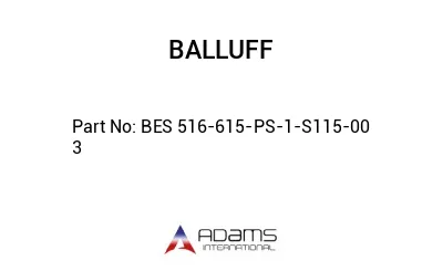 BES 516-615-PS-1-S115-00	3								