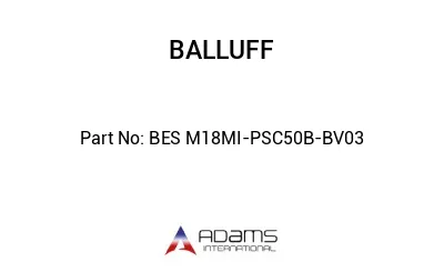 BES M18MI-PSC50B-BV03