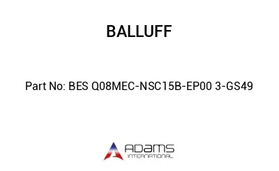 BES Q08MEC-NSC15B-EP00	3-GS49								