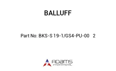 BKS-S 19-1/GS4-PU-00	2								