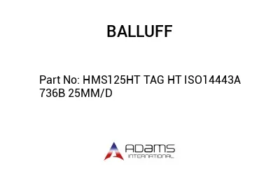 HMS125HT TAG HT ISO14443A 736B 25MM/D									