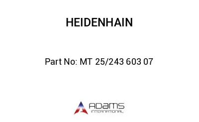 MT 25 / 243 603 07